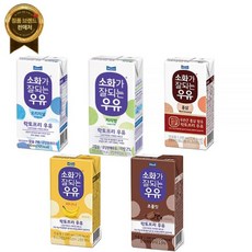 매일 소화가 잘되는 우유(멸균)흰 홍삼 저지방 초코 바나나 190ml x24팩 [원산지:국산]