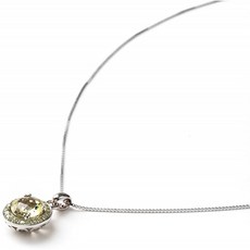 14k레몬쿼츠목걸이