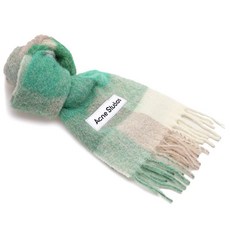 Acne Studios 아크네스튜디오 22FW 아크네 로고 라지 체크 머플러 CA0084 AO2, 단품없음