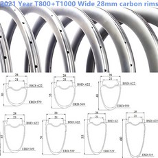 T800 Super Luz de 28mm de ancho 30mm 35mm 40mm 45mm 50mm 55mm 60mm de carbono de freno de disco llan, 35mm SL 385g