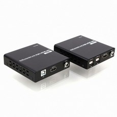 이지넷유비쿼터스 NEXT-7104KVM EX KVM HDMI 거리 연장기 USB 4포트 POE RX-TX 세트 스위칭허브/서버-KVM, 선택없음, 1개