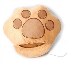 곰발바닥 브라운 윈터 발열쿠션 USB 따뜻 발난로 손난 euv*742da, 1개