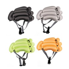 초경량 휴대용 자전거 포켓헬맷 접이식 킥보드 안전모 Pocket Helmet, 진회색(프리사이즈)