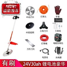 충전예초기 .전동 a잔디깍기기계 원예 배낭타입 통용 휴대용 간편한 고성능 r요금 관목 매직기기 제초기, T12-S856파일 속도조절 브러쉬리스 48V12ah리