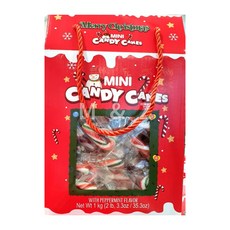 메리 크리스마스 미니캔디 케인1kg(192여개입) 대용량, 1kg, 1개