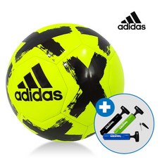 ADIDAS 아디다스 스타랜서 클럽 형광그린 5호 FL7034 축구공+볼펌프 세트, 스타랜서 클럽 형광그린 5호+볼펌프