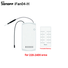 리모컨 조명 음성 속도 와이파이 433 선풍기 조절 iFan04 컨트롤러 전화 홈 RF 앱 스마트 SONOFF 스위치, iFan04-H, 1개