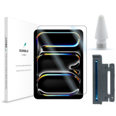 스크리블로(SCRiBLO) 아이패드용 고투명 종이질감 보호 필름 / 애플펜슬 펜팁, 1개 9_iPad mini (6th~A17 Pro), 1개