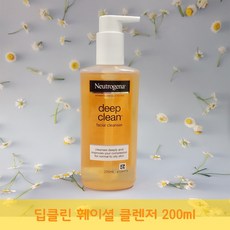 뉴트로지나 딥클린 훼이셜 클렌저200ml 클렌징 폼, 200ml, 1개