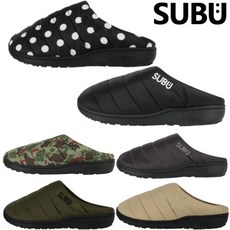 스부 수부 SUBU 방한 패딩 슬리퍼 다운 샌들 6종 택1