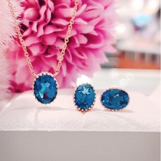 로제도르귀걸이목걸이세트