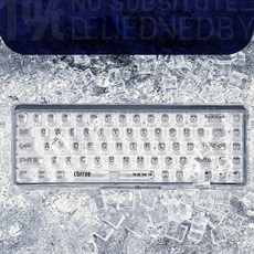 LOFREE 로프리 투명 무선키보드 블루투스 기계식 1% 68키 카일축