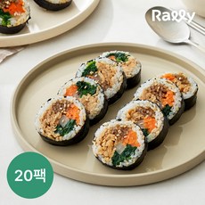[랠리] 귀리곤약김밥 유부우엉 230g 20팩, 단품