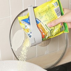 비닐봉지 클립 뚜껑 밀봉캡 입구캡 봉투 마개 클립 홀더 HNSJ, 민트, 1개