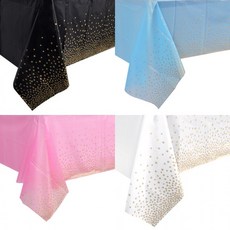 검정도트식탁보