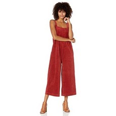 64534 볼컴 여자 Oh My Cord Wide Leg Crop Jumpsuit