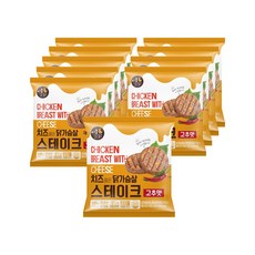 치품닭 닭가슴살 스테이크 고추맛, 100g, 10개