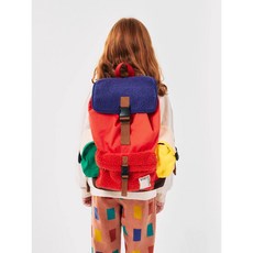 [BOBO CHOSES] 보보쇼즈 24FW 아동 백팩 Sheepskin Color Block backpack B224AI024