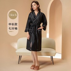 골프가운 실크 커플 잠옷 화이트 로브
