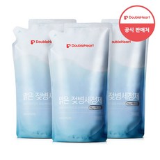 더블하트 액상형 맑은 젖병세정제(리필)650ml, 3개, 650ml