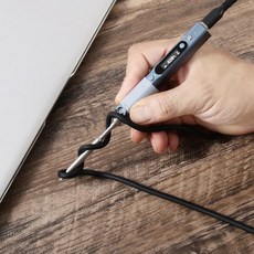 전기 납땜 다리미 소프트 실리콘 PD 240W 5A 5V USB C 타입 to 고온 내성 규산 TS101 L245 용 K50