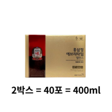 에브리타임밸런스
 정관장 리본포장 홍삼정 에브리타임 밸런스 400ml 2개