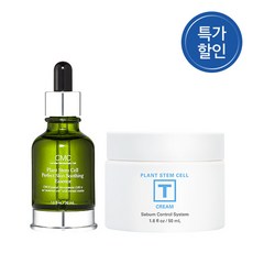 [SN] 에스엔 티 크림 50ml+초록병 앰플30ml set, 티크림+초록병앰플set, 50ml - 에스엔