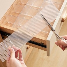 서랍 칸막이 수납 선반 옷장 분리기 속옷 양말 조정 가능한 자유로운 조합 4 개, 01 WHITE, 4개