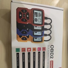 OBD2 스캐너 모터사이클 진단 코드 리더 자동 OBD2 EOBD 스캐너 풀 OBD2 기능 실시간 데이터 스트림 I/M 준비 상태 라이브 데이터 그래프 배터리, 01 빨간색