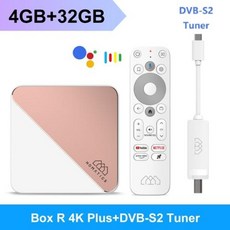 HOMATICS 박스 R 4K 플러스 TV 박스 안드로이드 TV 11 ATV 넷플릭스 구글 인증 Amlogic S905X4 DTS 오디오 돌비 비전 애트모스 와이파이 6 1000M, 11) 영국 플러그  4G32G and S2 Tuner - k11r2r