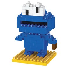 [알꿀밤-나노블럭-무비] B쿠키몬스터, 1개