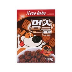 제로랩스 멍스 캐롭 강아지 시리얼 100g 강아지간식 애견간식 칭, 1개 - 강아지시리얼