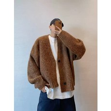 캐시미어 임부복 나른한 니트 카디건 루즈핏 가을 겨울 롱 코트