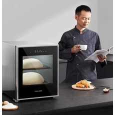 뉴빅 제빵발효기 40리터 발효기 제빵기계 반죽 식빵, 블랙 40L /2단/온습도 조절