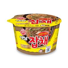 오뚜기 PC방 옛날잡채 용기 76G 컵라면 간편식 소고기 당면 76G, 3개