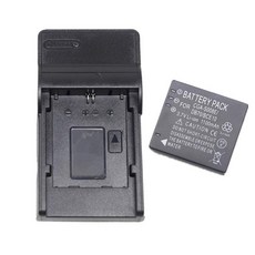 CGA-S301 카메라 배터리 USB 충전기 파나소닉 호환 SV-AS3 AV10 PT1 CN-SP710VL 용, 1개