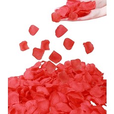 1000pcs 장미 꽃잎 결혼식을위한 빨간 실크 꽃잎 꽃 로맨틱 나이트 파티 장식과 발렌타인 데이 이벤트 파티 장식|인공 & 건조 꽃|, 1개, 1000pcs silver