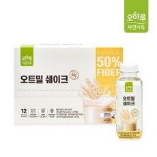 오하루 자연가득 오트밀 쉐이크 50g x 12개입(1박스), 단일속성, 12개입