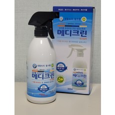 메디크린 500ml 무자극 무알콜 뿌리는 살균소독제