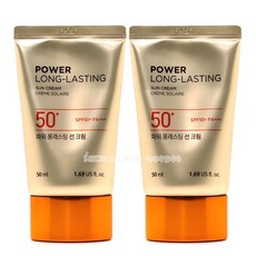 더페이스샵 내추럴선 에코 파워 롱래스팅 선크림 SPF50+ PA+++, 50ml, 2개