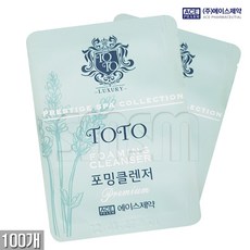 에이스제약 토토 프리미엄 포밍 클렌저 3ml x 100개 클렌징폼, 1box