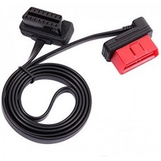 Autostereo OBD-II OBD-II 수 연장 케이블 16핀 진단 연장 케이블 115cm GPS OBD 연장선 지원 CAN 버스 호환 롱 케이블 어댑터, 단일옵션