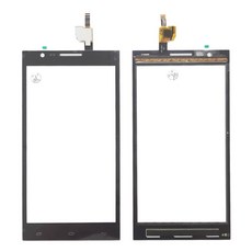 고품질! 5.0 "mtc 스마트 서핑 4g 터치 스크린 디지타이저 유리 패널 용 블랙 및 골드 터치 lcd 없음 휴대 전화 교체, 금^0
