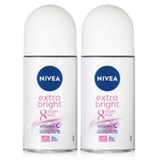 니베아 데오드란트 롤온 엑스트라 브라이트 50ml - 2개