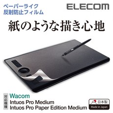 엘레컴 와콤 인튜어스 프로 페이퍼 에디션 PTH-860P 고급 종이질감 액정보호필름 TB-WIPLFLAPL, 투명