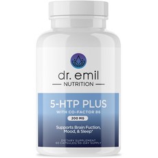 DR. EMIL NUTRITION 5-HTP 하이드록시 트립토판 200mg 비타민B6 60캡슐, 1개, 60정