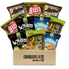 [데일리이츠] BEST 먹태 청양마요 인기과자 5종 10개 (먹태깡 2개 포테이토칩먹태청양마요맛 2개 먹태이토 2개 오잉노가리칩 2개 오잉노가리땅콩 2개), 1세트