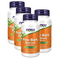 나우푸드 파인 바크 소나무껍질 추출물 240 mg 90정 NOW Pine Bark Extract, 4팩