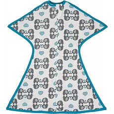 겉싸개 슬리핑베이비 애니멀 지파데-Zip Swaddle Transition Baby Swaddle Blanket with 지퍼 Cozy Baby Swaddle Wrap Baby, 단일옵션