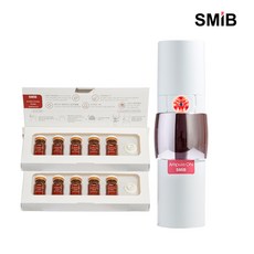 스미브 앰플온 에어브러쉬 에센스 자동분사기+촘촘 포어 앰플 6ml*10개, 앰플온 에어브러쉬+촘촘 포어 앰플6ml*10개